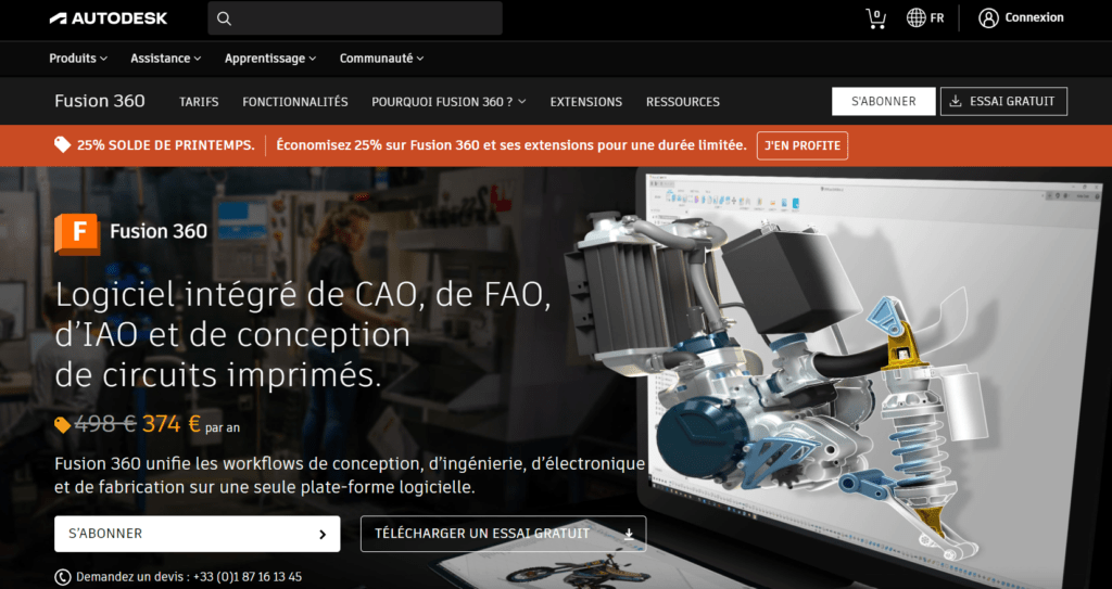 Autodesk Fusion 360 : l’un des meilleurs logiciels 3D payants du marché