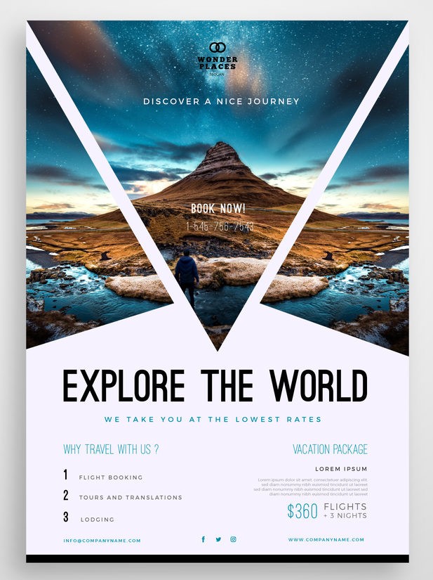 flyer  outil de communication