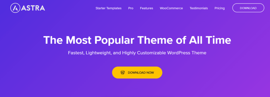 Le thème WordPress Astra : gratuit, facile et riche en fonctions