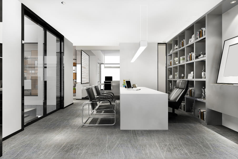 bureau bien aménagé